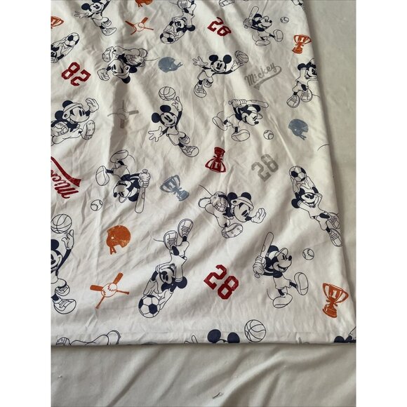Disney Mickey Mouse Sports Twin Flat Sheet & Pillowcase Set - Picture 5 of 12